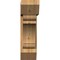 Ekena Millwork Olympic Slat Rough Sawn Bracket w/ Offset Brace, Western Red Cedar, 8"W x 28"D x 28"H BKT0806X28X28OLY06RWR - alternate 2